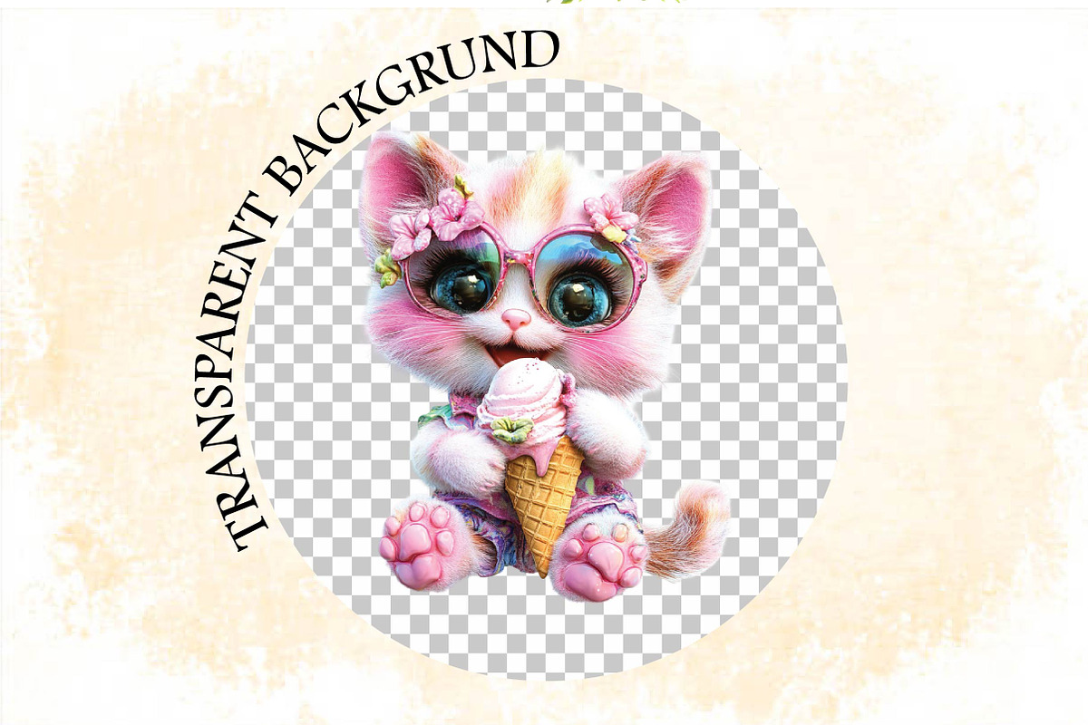 Cute Summer Animals Clipart Bundle., an Illustration by SVGArt (Photo 7 of 9)