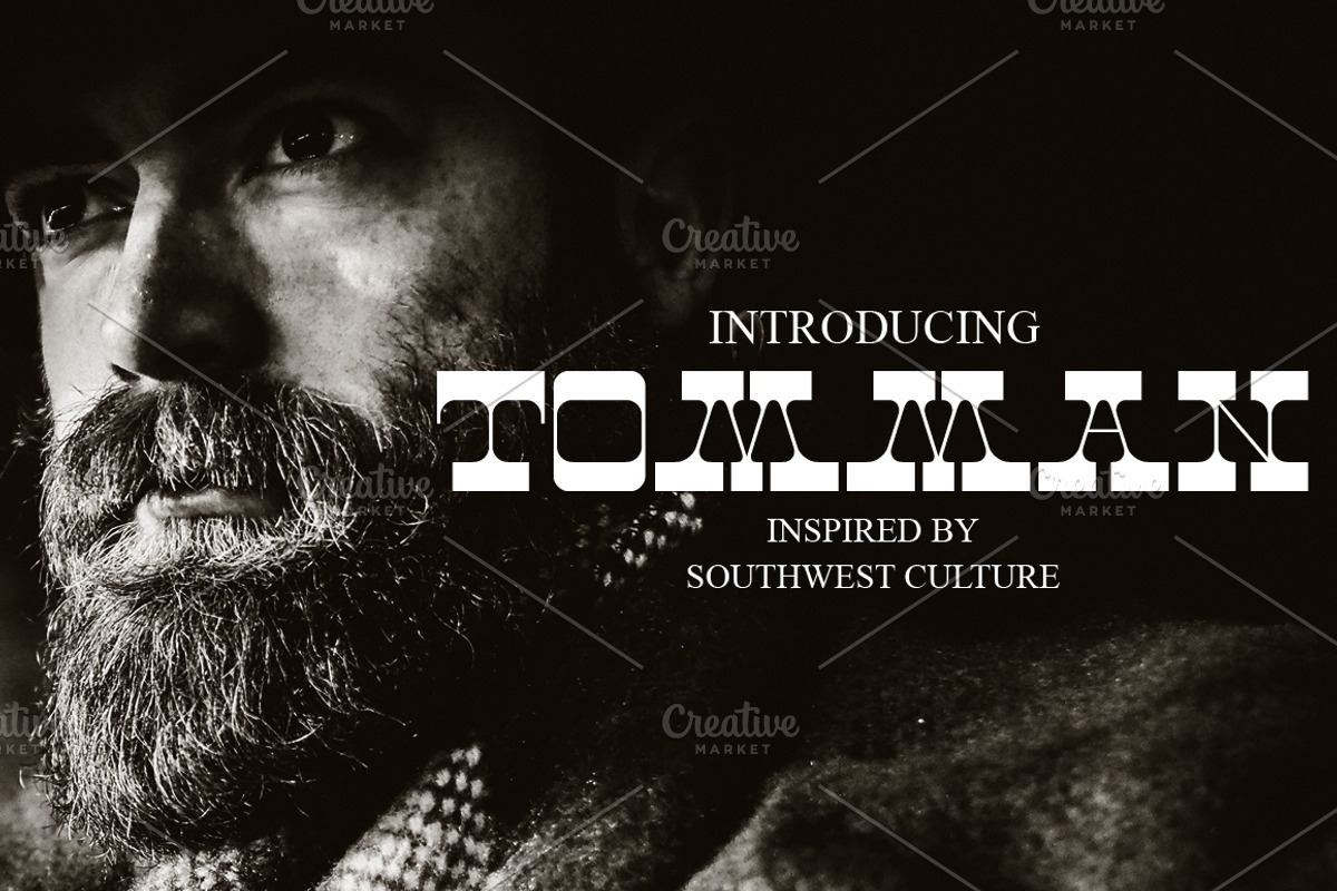 Tomman, a Font by the-sastra (Photo 1 of 5)