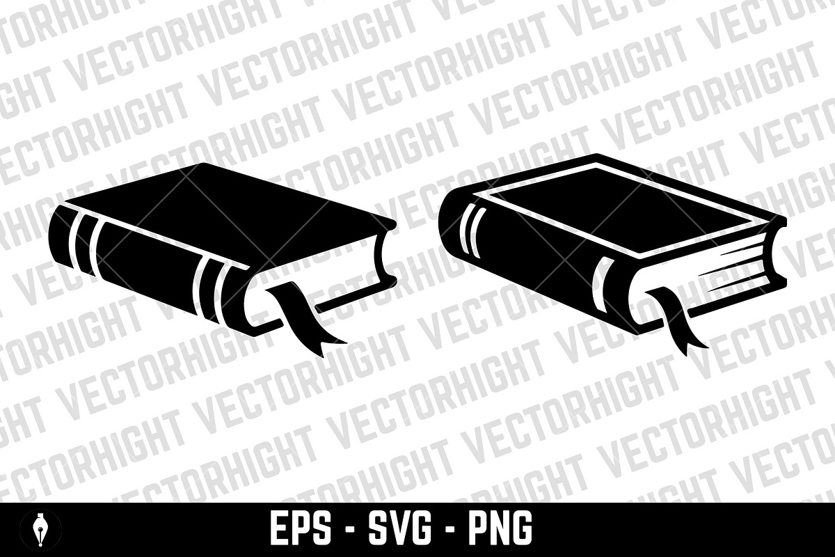 icon of a closed hardback book, an Object Illustration by Vectorhight (Photo 3 of 3)
