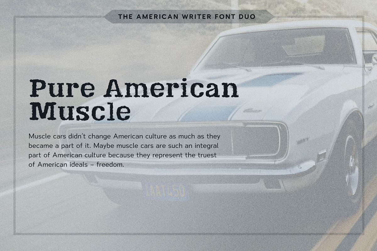 American Writer Vintage Font Duo, a Sans Serif Font by Parker Creative (Photo 6 of 6)