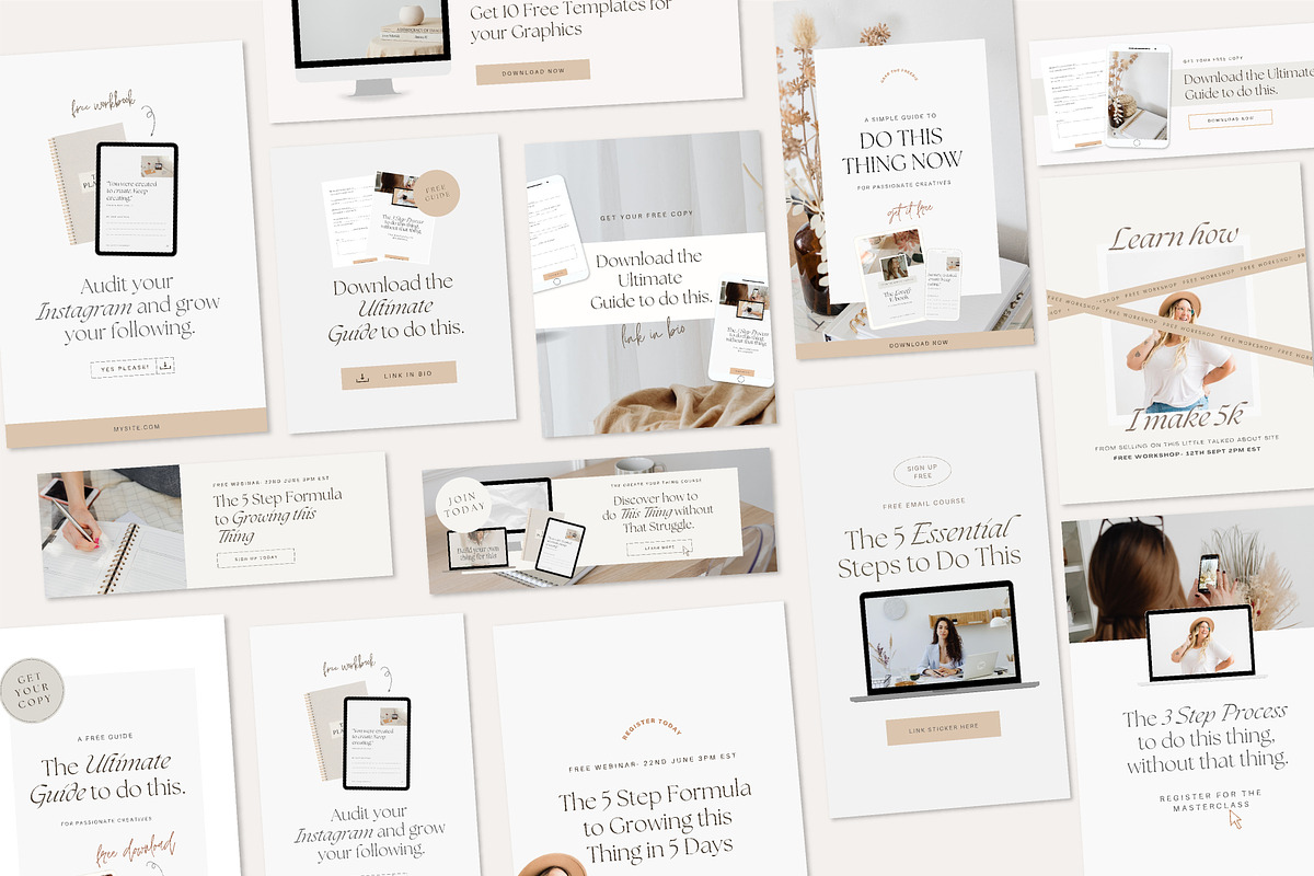 Lead Magnet Marketing Templates, a Social Media Template by Tabitha Emma (Photo 9 of 10)