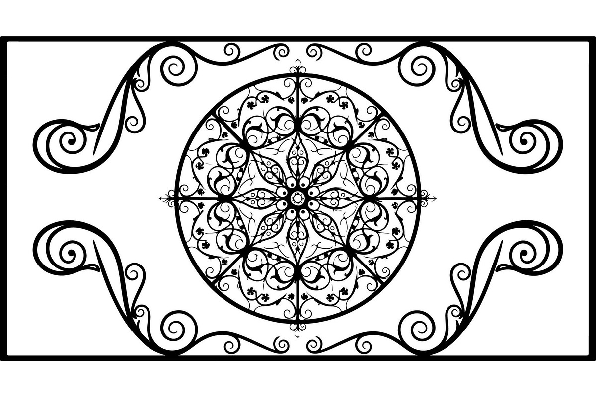 Vintage Iron Gate Bundle, a Decorative Illustration by Designer_Momina (Photo 11 of 21)