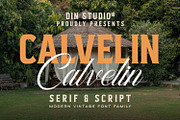 Calvelin, a Serif Font by din-studio.com (Thumbnail 1 of 10)
