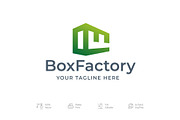 Negatif Space Box Factory Logo, a Branding & Logo Template by Minimalist Logos (Thumbnail 1 of 5)