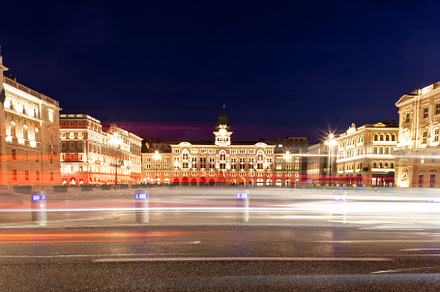 Scenic view of Trieste at sunset, an Architecture Photo by Bepslabor