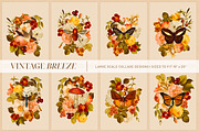 Vintage Breeze Floral Collage Art, a Decorative Illustration by Eclectic Anthology (Thumbnail 6 of 10)