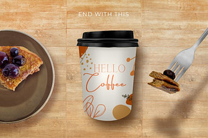 Takeaway Coffee Cup For Canva