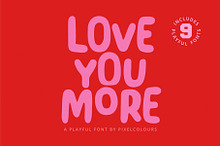 Playful Font - Love You More