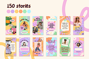 150 Pastel IG Story Canva Template, a Templates & Theme by TemplateCastleStore (Thumbnail 2 of 10)