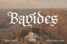 Bavides – Blackletter Font