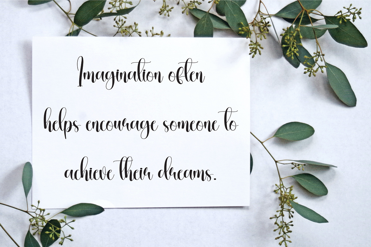Greating | Script Font, a Handwritten Font by Scratchones (Photo 3 of 9)