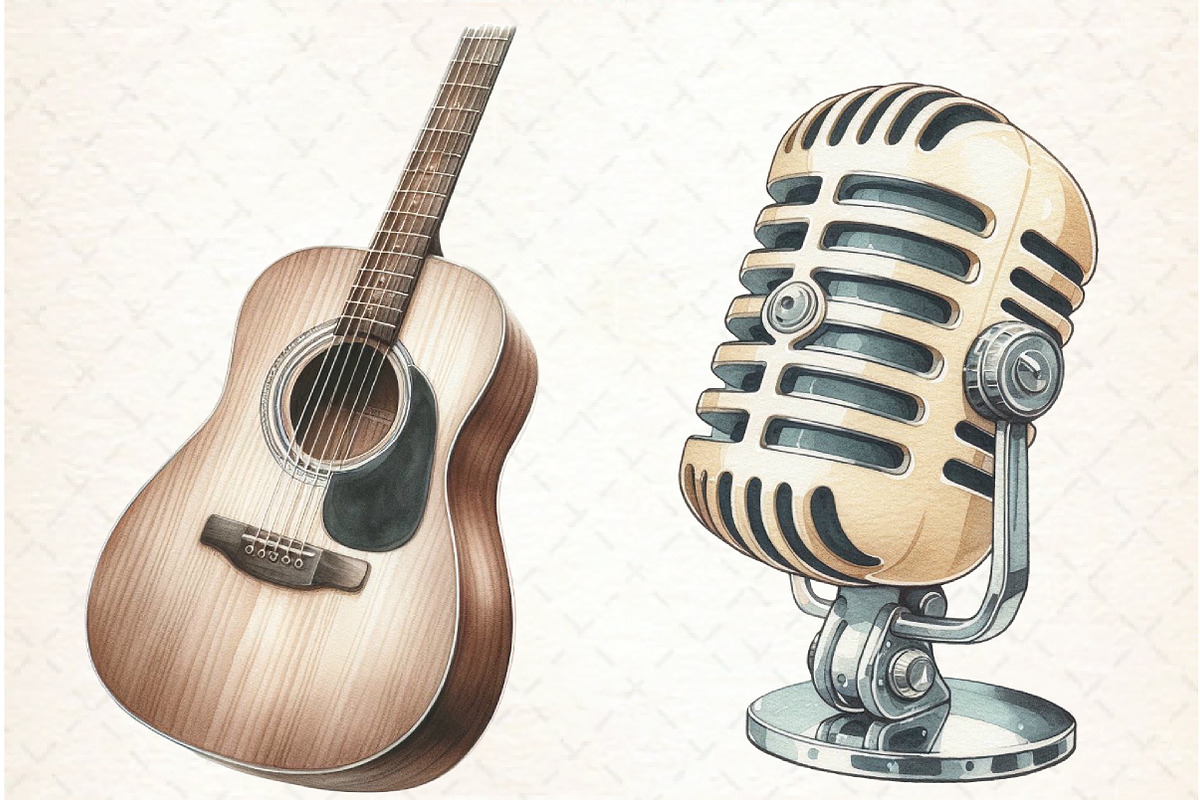 Musique Instrument Clipart-1, an Illustration by Libby Wishes (Photo 5 of 6)