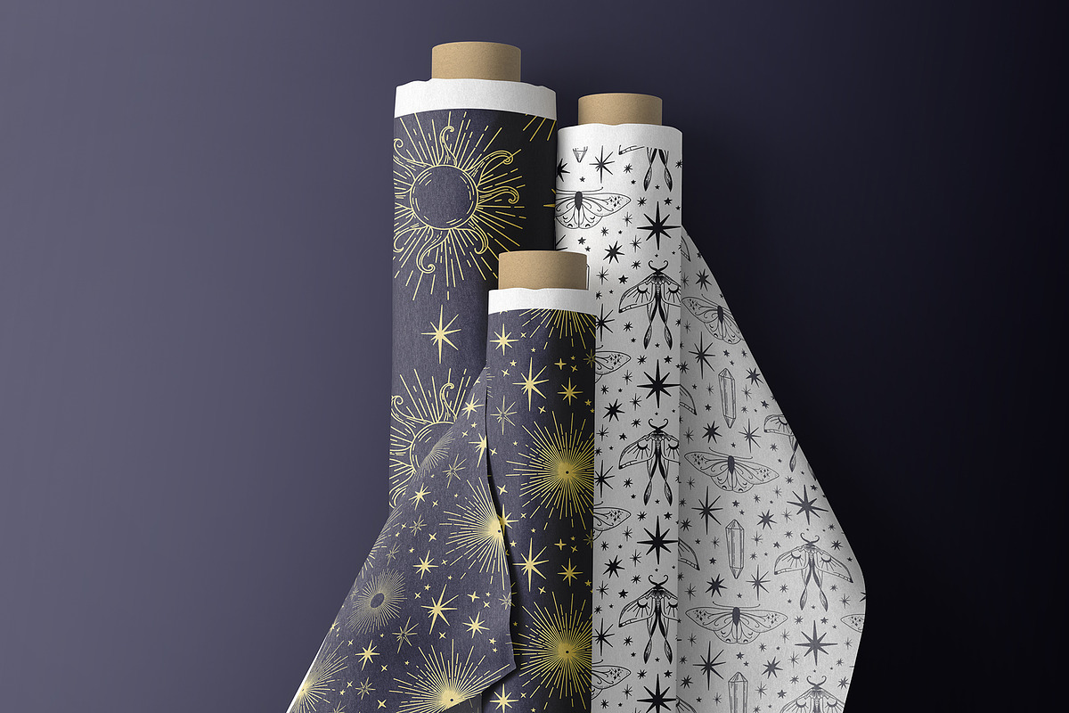 Solar & lunar. Sparkle of the planet, a Decorative Illustration by Summer Nightingale Art (Photo 9 of 10)