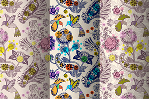 3 Decorative Floral Patterns