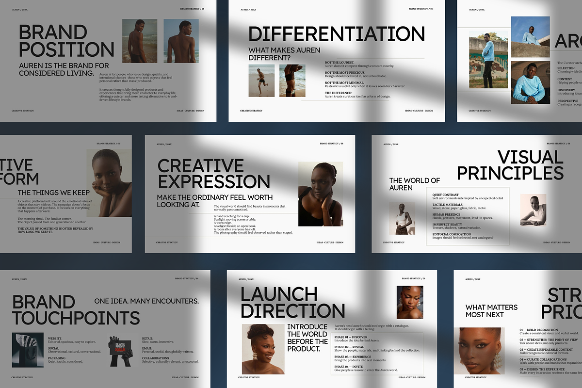 AUREN Brand Strategy - Canva, a Presentation Template by ShowUp! Studio (Photo 3 of 6)