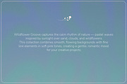 Wildflower groove design kit, a Background Graphic by Nadia Murash (Thumbnail 2 of 11)