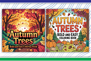 Autumn Trees Coloring Pages, an Illustration by LightExpress (Thumbnail 4 of 5)