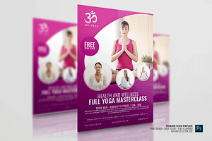 Yoga Class And Session Flyer