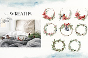 Watercolor Christmas spirit clipart, a Decorative Illustration by Yuliya Derbisheva (Thumbnail 9 of 14)