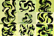 18 Green Fluid Abstract Wallpapers, a Wallpaper Graphic by Incomelion (Thumbnail 4 of 9)