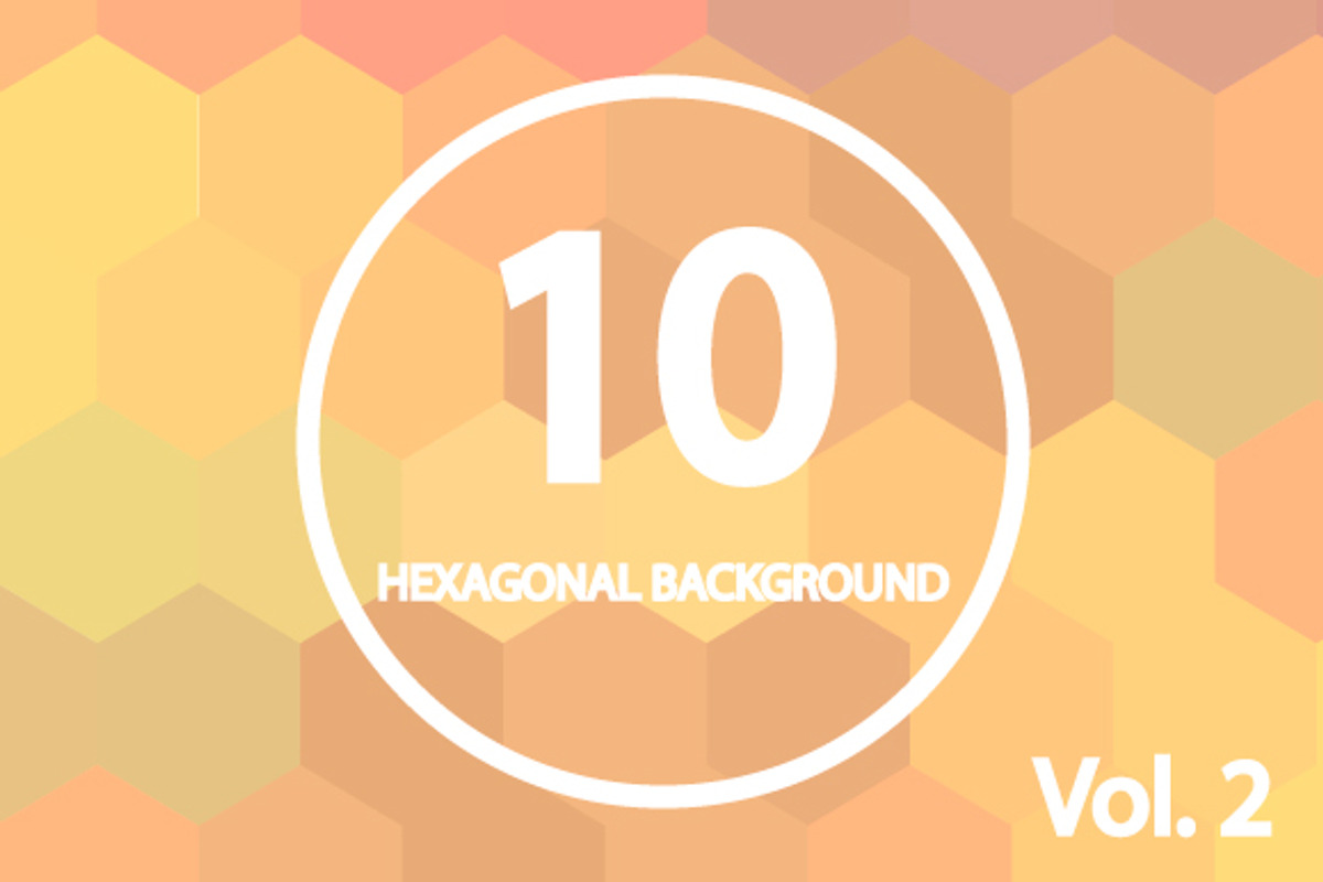 10 Hexagonal Backgrounds. Vol. 2 preview 3