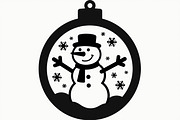 Christmas Ornament Laser Cut Design, a Graphic by balal (Thumbnail 9 of 16)