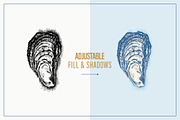 Vector Seashells Set + Bonus, a Food Illustration by Well Rock Designs (Thumbnail 3 of 8)