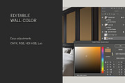 Paris Home | Bedroom No. 2 Mockup, a Household Mockup by Blixa 6 Studios (Thumbnail 6 of 8)