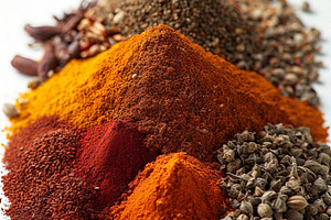 collection of various spices, a Photo by ComfortQ
