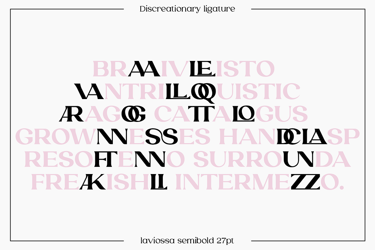Laviossa Modern Serif Typeface, a Font by Jehoo Creative (Photo 5 of 10)