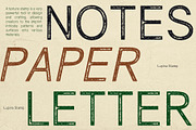 Lupina Stamp, a Sans Serif Font by Craft Supply Co. (Thumbnail 2 of 8)