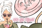 Watercolor Spa Wellness Clipart PNG, a Healthcare Illustration by Lenninator Digital (Thumbnail 10 of 10)
