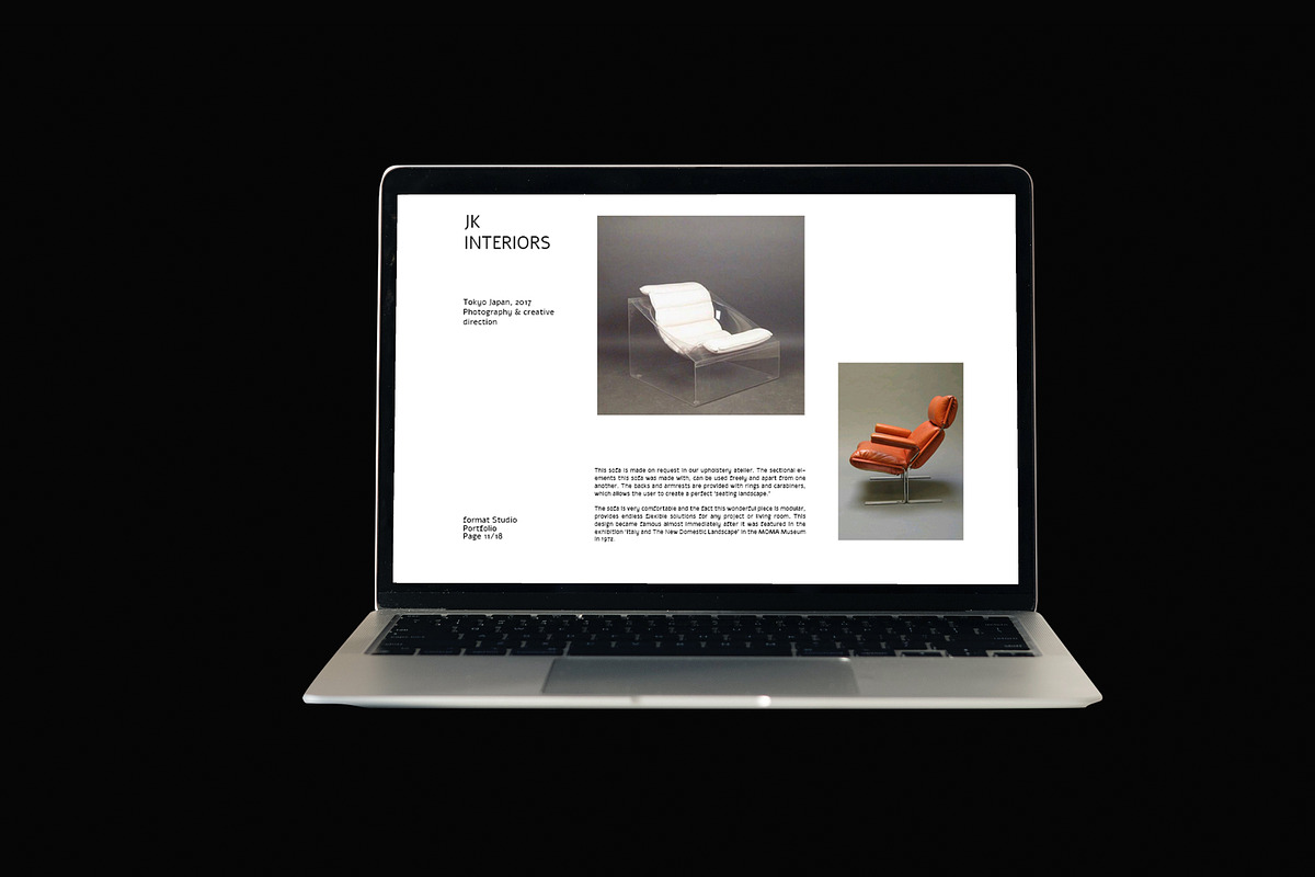Portfolio Template, a Resume Template by Replika Machine (Photo 9 of 10)