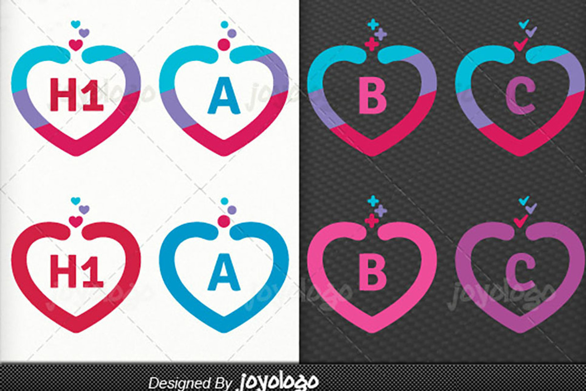 Colorful Flat Love Heart Logo Maker, a Branding & Logo Template by joyologo (Photo 3 of 3)