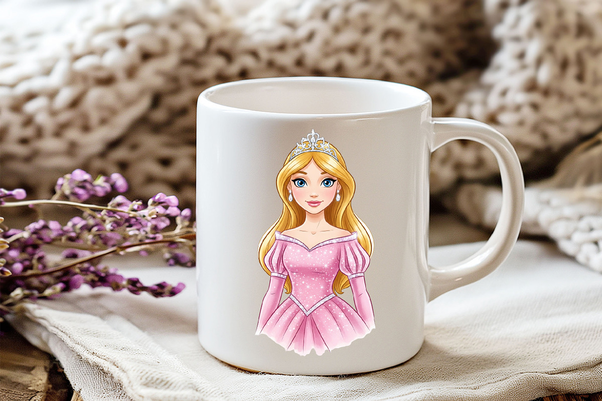 Fairy Tale Princess Clipart, an Illustration by Watercolor design (Photo 3 of 6)