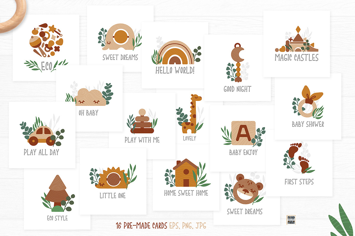 EcoToys & Eucalyptus Vector Clipart, an Animal Illustration by Brandianna (Photo 7 of 10)