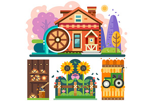Farm House In The Forrest.