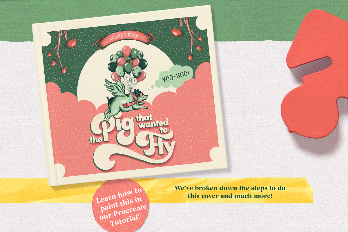 Procreate Print Toolkit 1 w/Vectors, a Brush Add-On by Debi Sementelli (Photo 8 of 15)