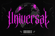 Nortnoh Metal Modern Typeface, a Blackletter Font by alit design (Thumbnail 5 of 20)