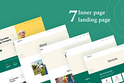Agriculture landing page Website, a Websites & App Template by Themespell (Thumbnail 4 of 5)