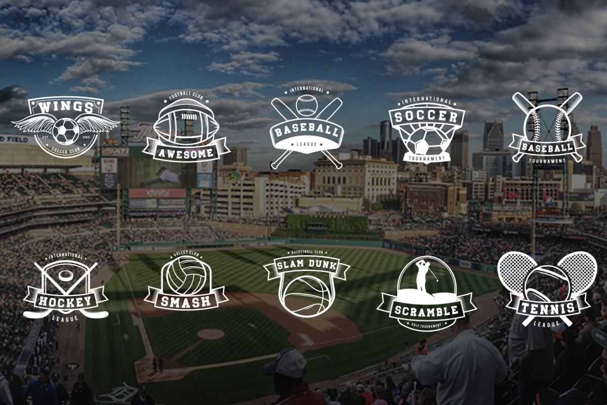 10 logo badges sport, a Branding & Logo Template by dreamwaves (Photo 2 of 3)