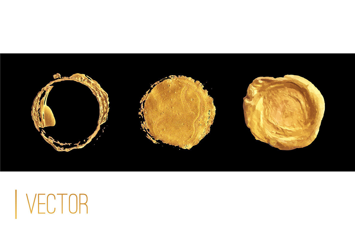 Gold brush strokes & background, a Texture Graphic by Margo Miller (Photo 13 of 23)