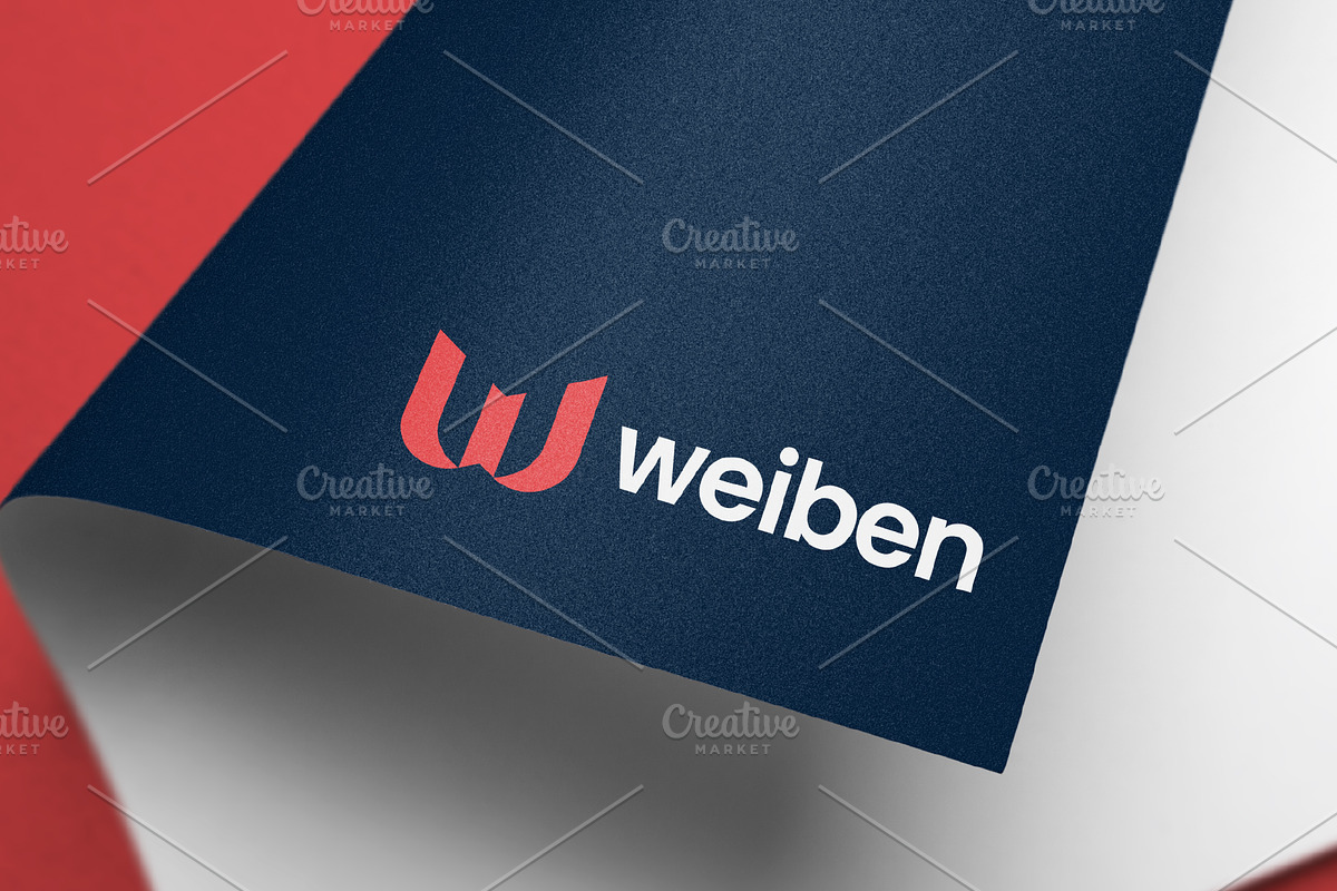 W letter minimal logo design, a Branding & Logo Template by Amadul11 (Photo 3 of 4)