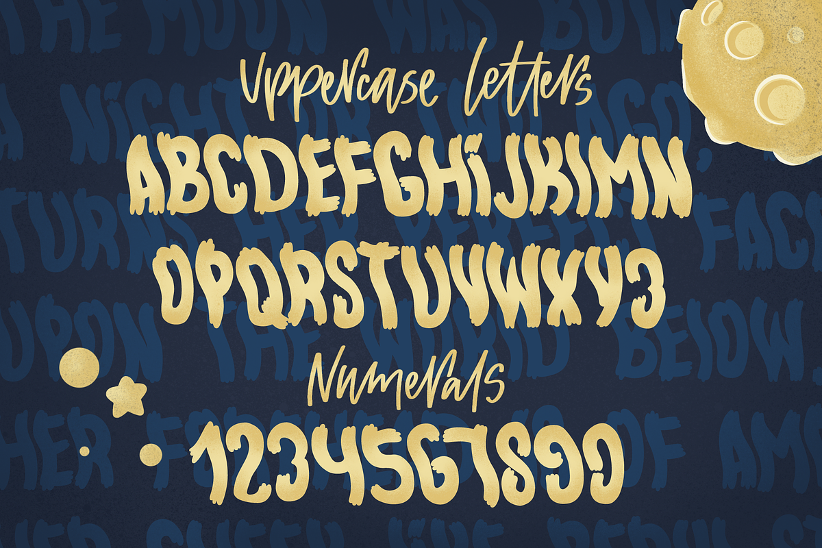 Handwritten Somnambulist font. preview 3
