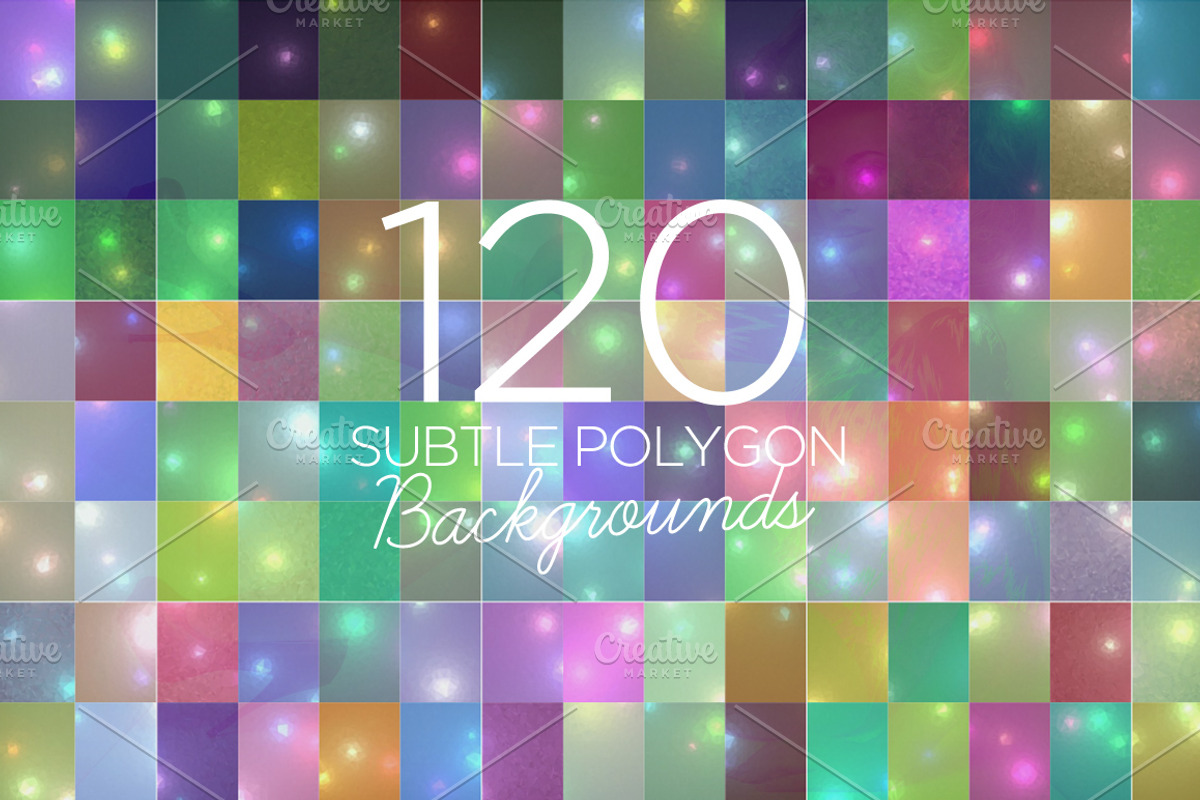 120 Subtle Polygon Backgrounds preview 5