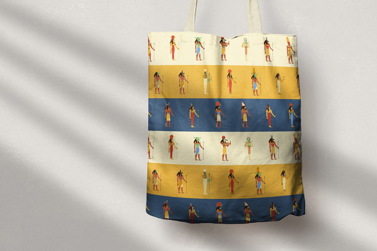 Ancient Egypt gods seamless pattern, a Pattern Graphic by Good Studio (Photo 3 of 4)