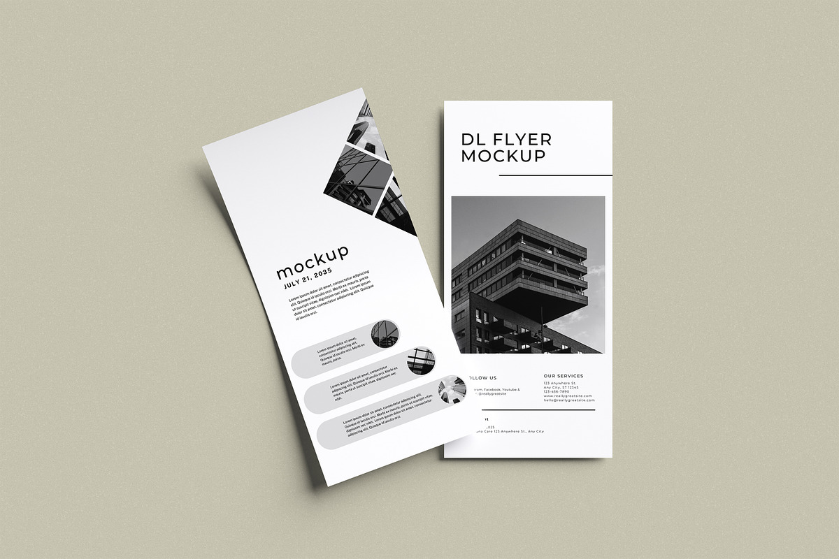 Dl Flayer Mockup, a Flyer Template by Twins_studio926 (Photo 2 of 5)