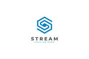 Stream - Geometric Letter S Logo, a Branding & Logo Template by yopie (Thumbnail 1 of 3)