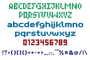 Voxel - Classic Arcade Gaming Font, a Blackletter Font by OWPictures (Thumbnail 9 of 10)