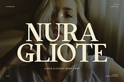 Nura Gliote Elegant Serif Font, a Serif Font by Perfectype (Thumbnail 1 of 8)